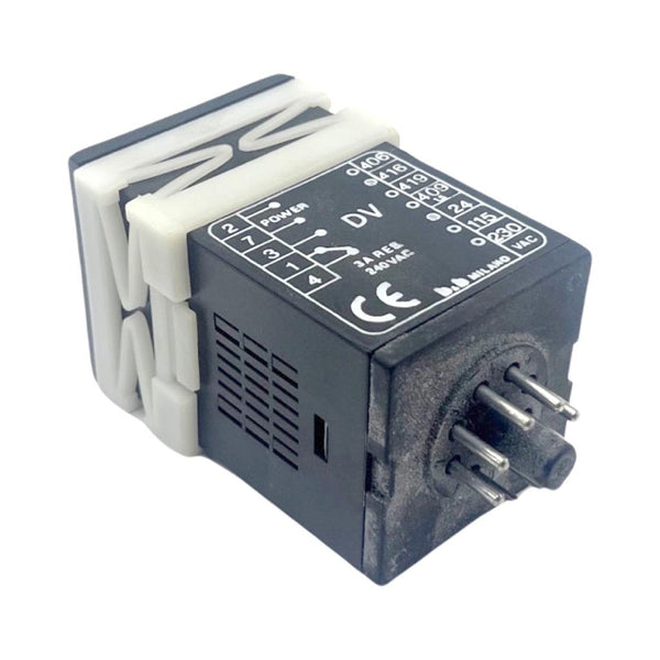 B&B Milano DV416 Timer Counter 24VDC 2-Digit 240VAC 8-Pin 3A Plastic ...