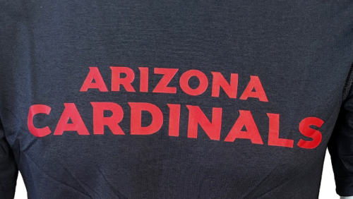 Men's Nike Tee Dri-Fit Arizona Cardinals Short Sleeve Shirt Black Size  Large