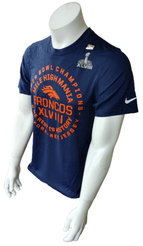 Super Bowl XLVIII T Shirt - Seattle Seahawks Denver Broncos - Team Apparel  Large