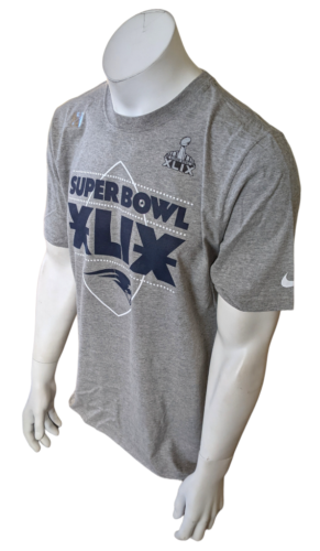 Nike Men's New England Patriots Super Bowl XLIX Gray NFL Short Sleeve –  Surplus Select