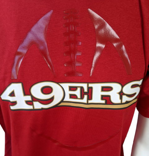 Nike Men's Dri-Fit Sideline Team (NFL San Francisco 49ers) Long-Sleeve T-Shirt in Red, Size: Medium | 00LX6DL73-0BI