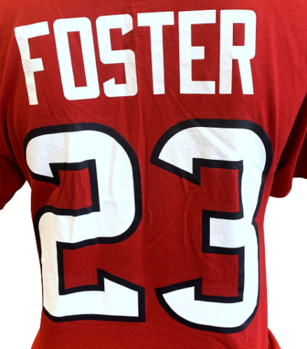 Nike NFL Players Houston Texans Arian Foster #23 T-Shirt Red Blue