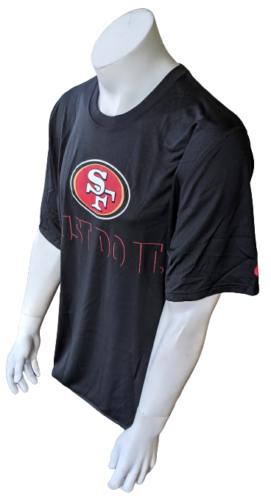 Mens Nike San Francisco 49ers Training football Black Dri Fit shirt Medium  New