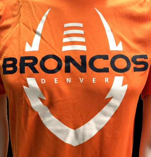 Nike Dri-Fit Men's Denver Broncos Just Do It Orange Short Sleeve Shirt –  Surplus Select