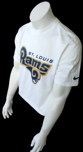 Nike NFL Team Apparel Men's St. Louis Rams White Short Sleeve Shirt Si –  Surplus Select