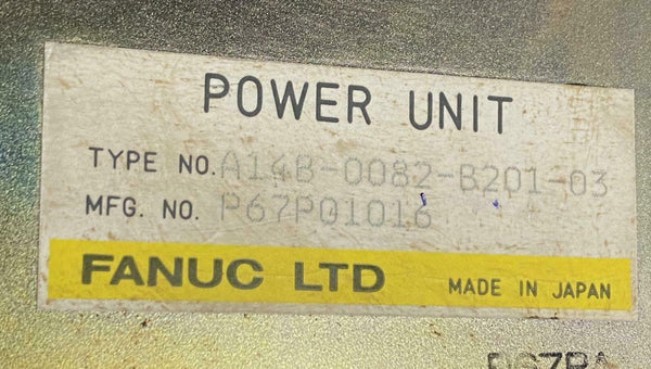 Fanuc A14B-0082-B201-03 Power Unit Laser Power Supply – Surplus Select