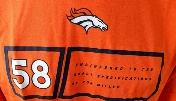 Nike Dri-Fit Men's Denver Broncos Engineered Von Miller Orange Shirt S –  Surplus Select