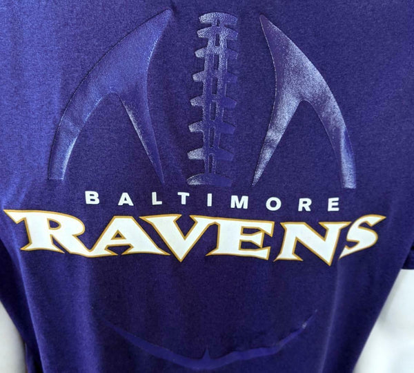 Baltimore Ravens NFL Black Purple Nike Dri Fit Athletic Shirt