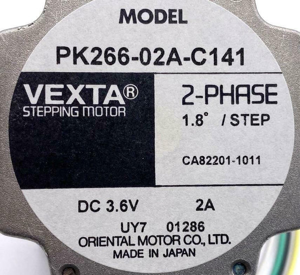 Oriental Motor Vexta PK266-02A-C141 Stepper Motor 2 Phase 3.6 VDC 2A |  Surplus Select