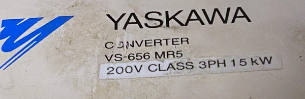 Yaskawa VS-656MR5 Converter 18.6 kW 17.6 KVA 230V 3 Ph CIMR