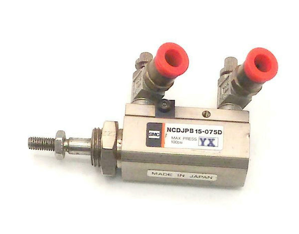 Smc Ncdjpb15 075d Pneumatic Air Cylinder Wflow Controls 100 Psi