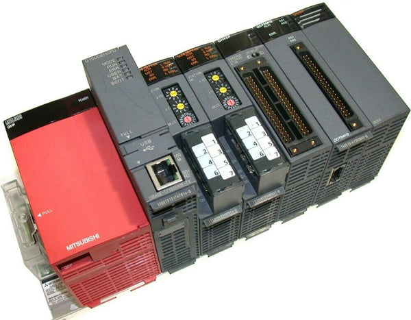 Mitsubishi Q61P Power Supply Q10UDEHCPU CPU Complete PLC System