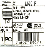 Turnlok L530-P Locking Plug 30A 125V 2P NEMA L5-30P (Lot of 4)