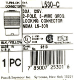 Turnlok L530-C Locking Plug 30A 125V 2P NEMA L5-30R (Lot of 2)