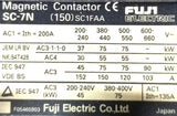 Fuji SC-7N Magnetic Contactor 100-127V 50-60Hz 100-110VDC SC1FAA