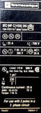 Telemecanique D12008 Contactor Ith 25A Ui 750V 110V 50-60Hz