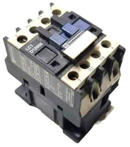 Telemecanique D12008 Contactor Ith 25A Ui 750V 110V 50-60Hz