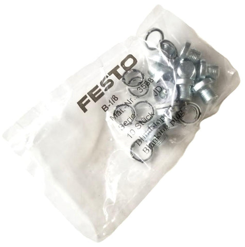 Festo B-1/8 Blanking Vacant Gap Plug Ser JD (Bag of 10)