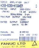 Fanuc A06B-6089-H104 AC Servo Amplifier Unit B-65192 13.4A 3PH Door Hinge Broken