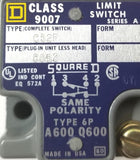 Square D 9007 C52F Limit Switch Ser A Type F Pretravel 0.08 C052 6P A600 Q600