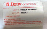 Bray Controls 930925-11300532 Pneumatic Actuator w/ Butterfly Valve