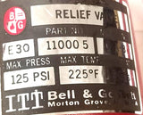 Bell & Gossett 480 ASME Relief Valve 30psi 3/4" Inlet W/ 110190 B-38 Valve