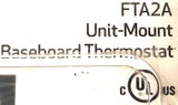 Fahrenheat FTA2A Double Pole Baseboard Thermostat 22A 120-240V