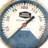 Union Carbide Oxweld R-21101 Gas Regulator CGA-580 77B2 W/ Two Gauges