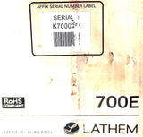 Lathem 2100HD Heavy-Duty Thermal Print Time Clock 700E Ver. 1.3 24VDC @ 2A