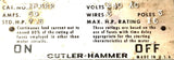 Cutler-Hammer HD322 Bus Plug 240VAC 60A 3 Wires 3P