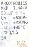 ARCOTRONICS MKP1.44 / A Capacitor GPD / LS -40 - 85°C