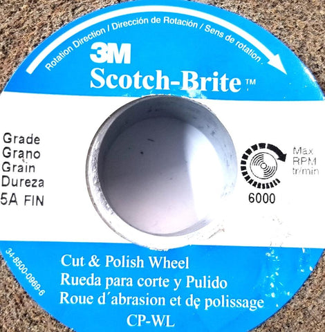 3M Scotch-Brite CP-WL Cut & Polish Wheel 5A 6000Rpm Max – Surplus Select