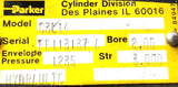 Parker C3L14 Hydraulic Cylinder 2" Bore 3" Stroke 1235 Envelope Pressure