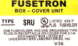 Fusetron SRU Cover Unit Fuseholder V36 429 P (Lot of 2)