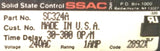 SSAC SC324A Solid State Control Time-Delay Relay 240VAC 1A 30-300 OP / M