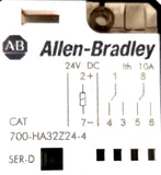 Allen-Bradley 700-HA32Z24-4 Relay Ser D 24VDC 120-240VAC 1/3-1HP 10A (Lot of 2)