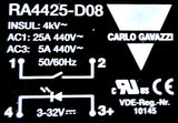 Carlo Gavazzi RA4425-D08 Solid State Relay 5-25A 50-60Hz 440V 4kV