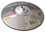 Norzon Grinding Disc 9 x 1/4 x 5/8-11" Metal-Steel Type 28 Long Life 6600Rpm