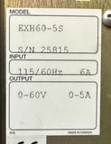 Electronic Measurement Inc EXH 60-5S Programmable DC Power Supply 300W 0-60V 5A Business & Industrial:Test, Measurement & Inspection:Signal Sources & Conditioning:Adjustable Power Supplies Electronic Measurement Inc   