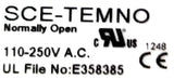 Saginaw SCE-TEMNO Thermostat 110-250VAC 14-176°F Normally Open