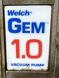 Welch Gem 1.0 8890A-55 Direct Drive Vacuum Pump 1/4 HP 115V 60 Hz 1 Phase