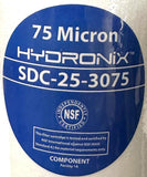 Hydronix SDC-25-3075 Sediment Depth Water Filter Cartridge 2.5" x 30" 75 Micron