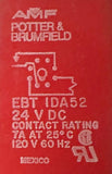 Potter & Brumfield EBT IDA52 Relay 24VDC 7A 120V 60Hz 8-Pin Business & Industrial:Electrical Equipment & Supplies:Relays:General Purpose Relays Potter & Brumfield   