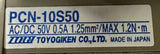 Toyogiken PCN-10S50 Interface Terminal Block AC/DC 50V 0.5A 1.25mm²/MAX 1.2N.m Business & Industrial:Electrical Equipment & Supplies:Wire, Cable & Conduit:Wire Connectors & Terminal Blocks:Terminal Blocks Toyogiken   