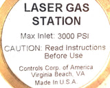 Concoa 6011323-01-580 Gas Regulator 1640XXJE W/ Two Gauges W/ Laser Gas Station