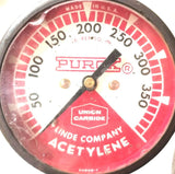 Union Carbide R-207 Gas Regulator 6513489 W/ Two Gauges