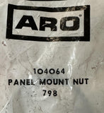 ARO 104064 Pneumatic Regulator Panel Mount Nut 798