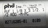 PHD AVF 1 1/8 X 3 1/2,1 /2 ROD-M-PC Pneumatic Cylinder 1-1/8" Bore 3-1/2" Stroke