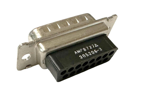 Lot of (21) AMP 8727 205206-3 D-Sub Connectors 15 Positions