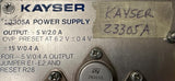 Kayser 23305A Power Supply 120/240VAC Output 5V 2 AMP